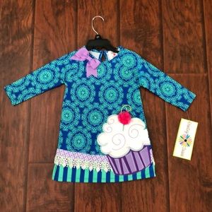 Mint and blue dress size 2T